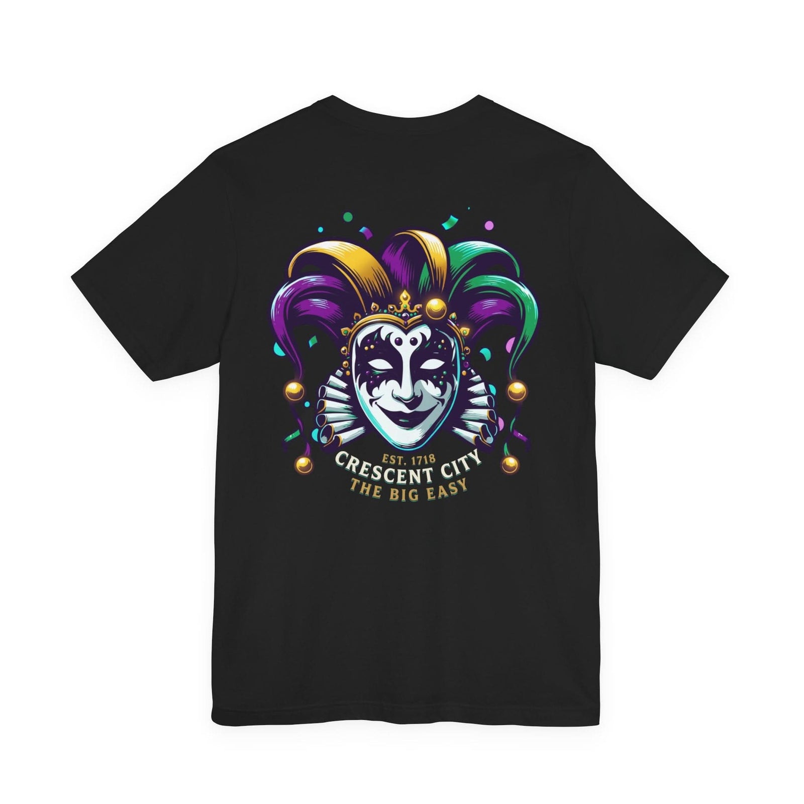Mardi Gras Jester — New Orleans Carnival Tee - T-Shirt - Texas Cowboy Creations