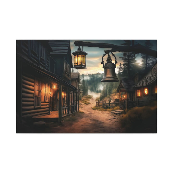 Dusty Trails and Evening Bells - Canvas - Texas Cowboy Creations