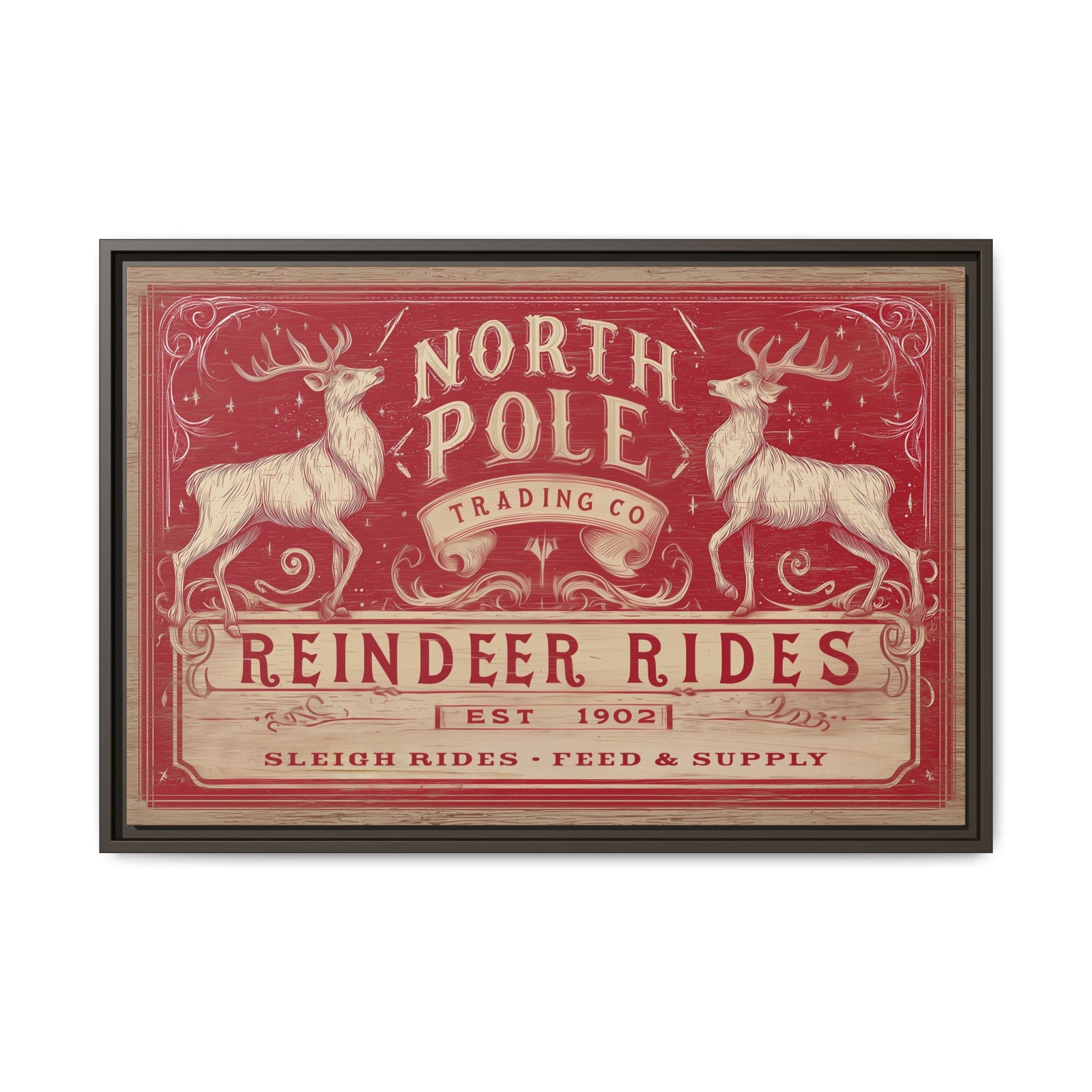 North Pole Trading Co. – Reindeer Rides - Texas Cowboy Creations