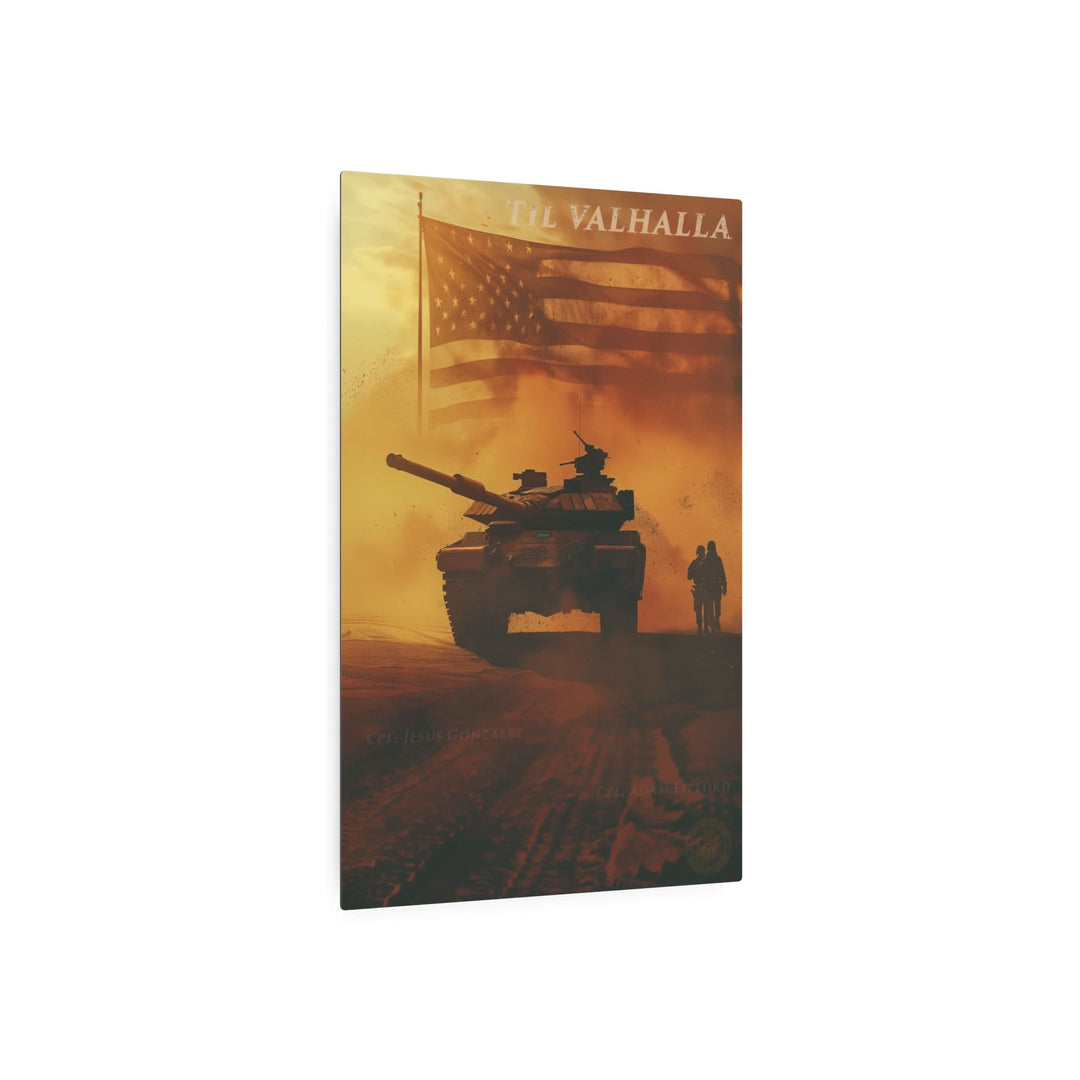 Til Valhalla – Honor &amp; Valor Metal Wall Art - Home Decor - Texas Cowboy Creations