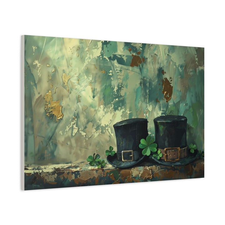 Hats and Shamrocks - Canvas - Texas Cowboy Creations