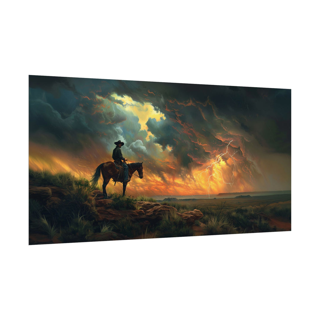 Cowboy’s Sunset Storm | Fine Art Print