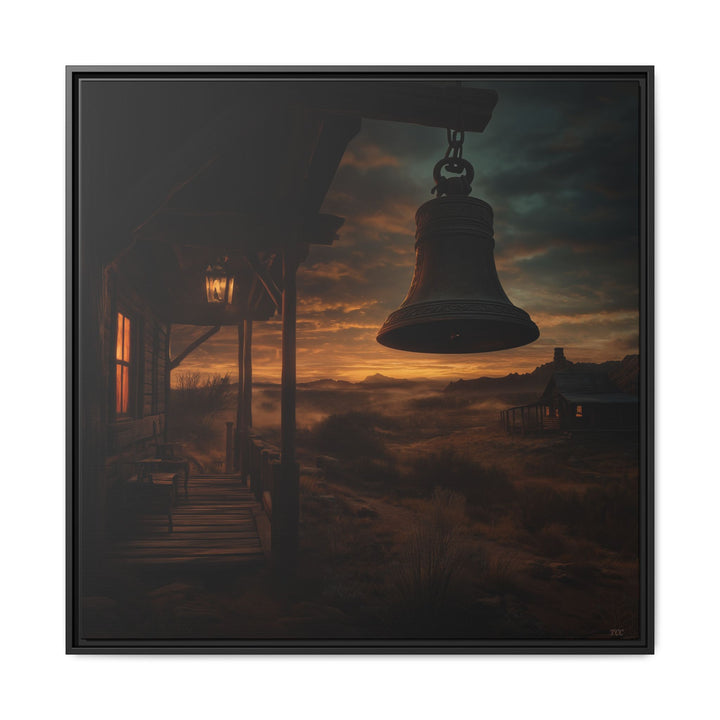 Echoes of the Frontier - Framed Square - Texas Cowboy Creations