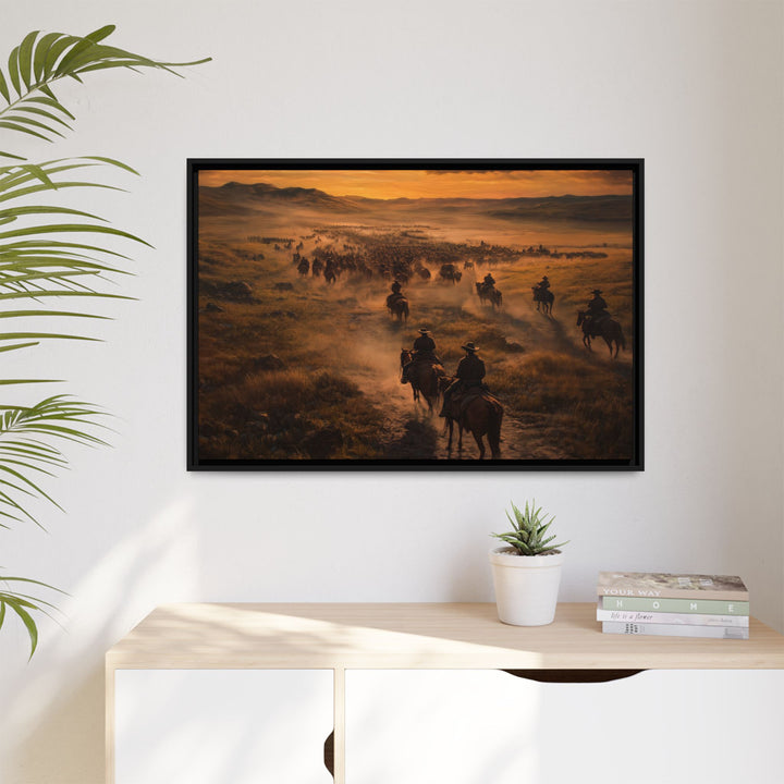 Endless Trails - Horizontal Framed - Texas Cowboy Creations