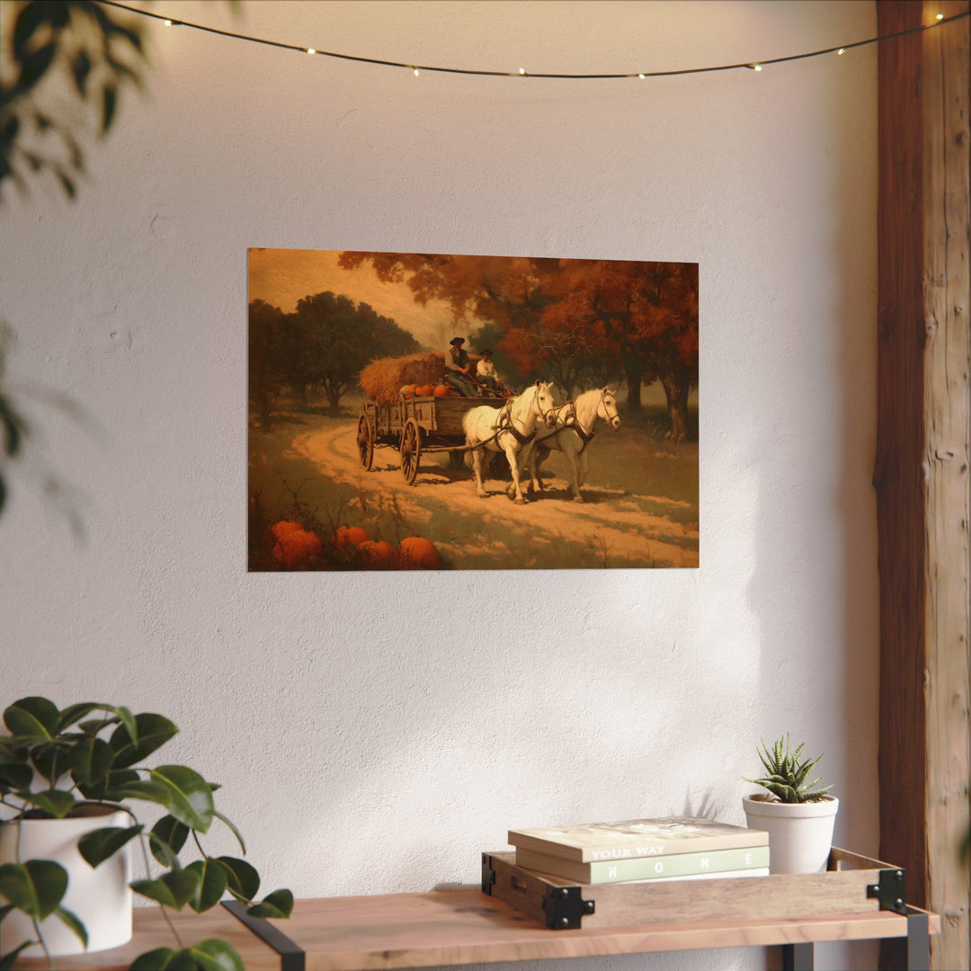 Fathers & Sons, Autumn Ride | Fine Art Print