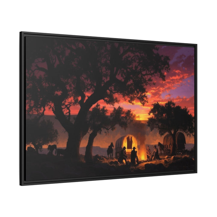 Sunset Sermon - Canvas - Texas Cowboy Creations