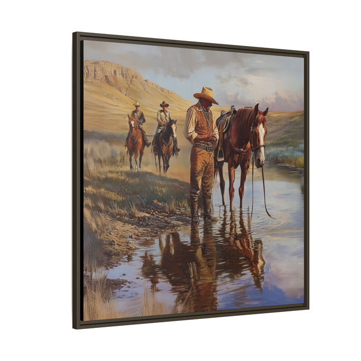 Lone Star Guardians - Framed Canvas - Texas Cowboy Creations
