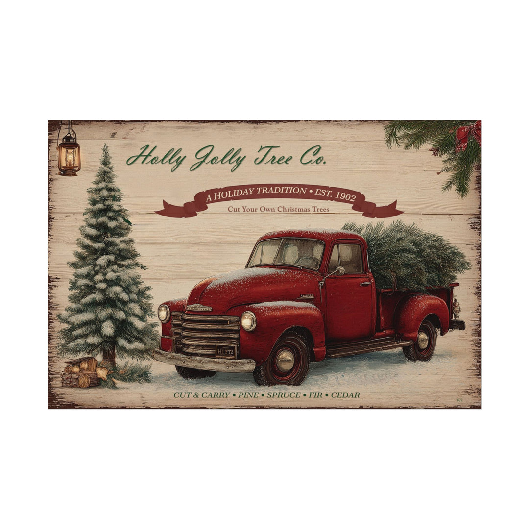 The Holly Jolly Tree Co. | Christmas | Fine Art Print