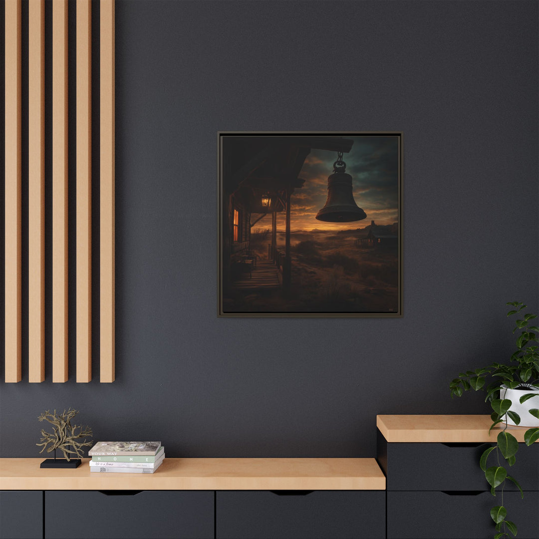 Echoes of the Frontier - Framed Square - Texas Cowboy Creations