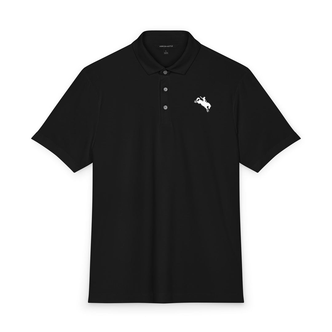 Ride It Out Polo | White | 8-Second Apparel