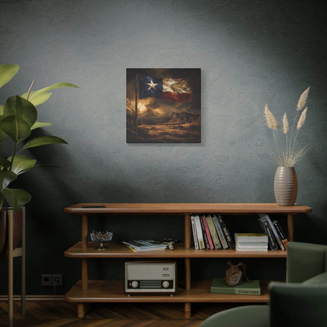 Lone Star Resilience - Square Canvas - Texas Cowboy Creations