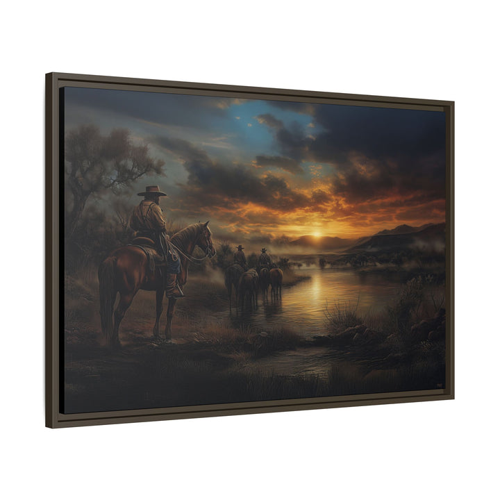 Stewards of the Lone Star Legacy Framed Horizontal - Texas Cowboy Creations