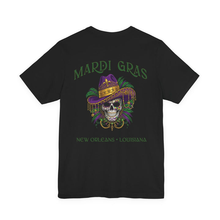 Mardi Gras Skull Tee | New Orleans, Louisiana - T-Shirt - Texas Cowboy Creations