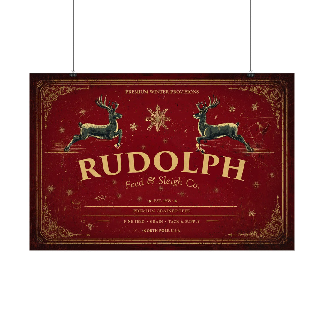Rudolph Feed & Sleigh Co. | Fine Art Print