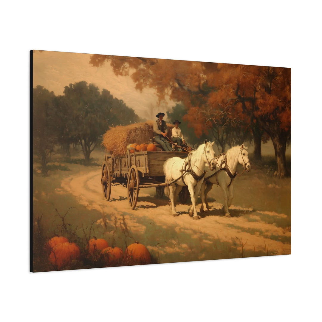 Fathers &amp; Sons, Autumn Ride - Canvas - Texas Cowboy Creations
