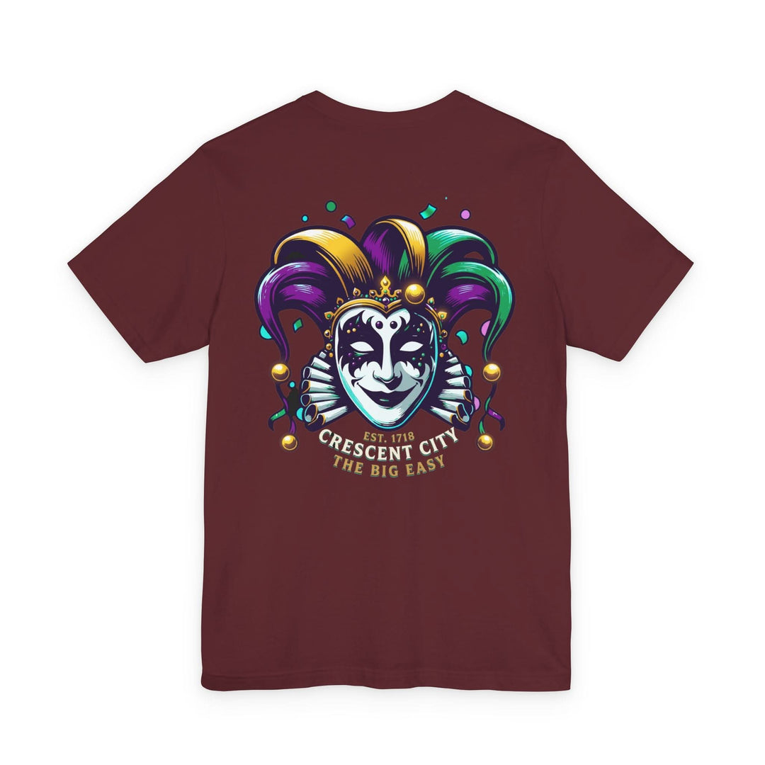 Mardi Gras Jester — New Orleans Carnival Tee - T-Shirt - Texas Cowboy Creations