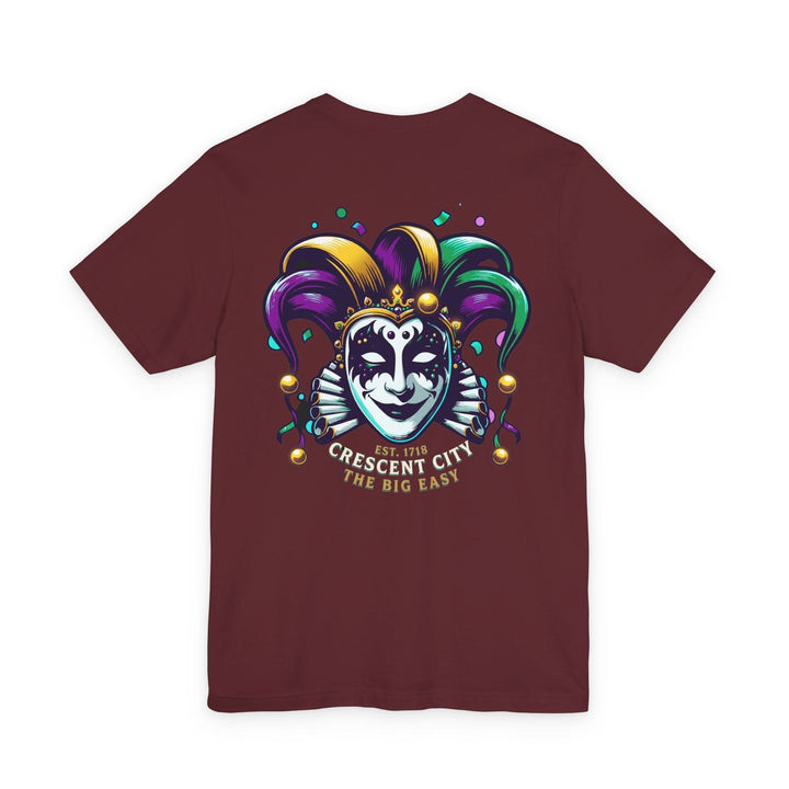 Mardi Gras Jester — New Orleans Carnival Tee - T-Shirt - Texas Cowboy Creations