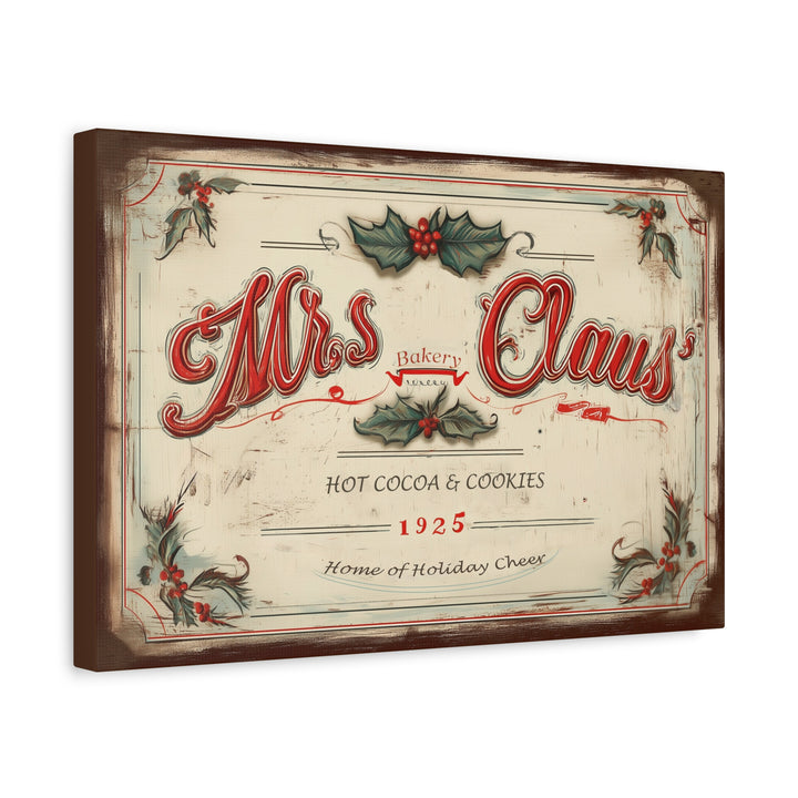 Mrs. Claus’ Bakery Canvas