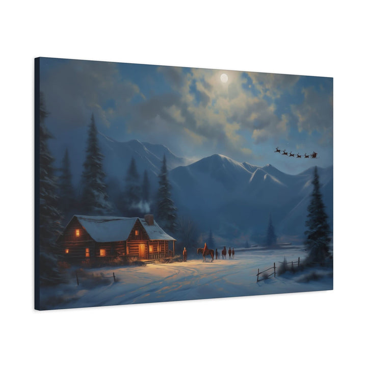 Silent Night Ride Canvas - Canvas - Texas Cowboy Creations