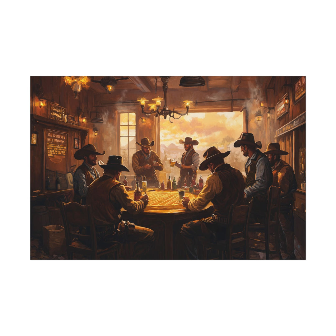Cards and Cowboys | Fine Art Print