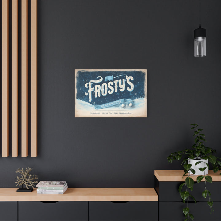 Frosty’s Ice & Snow Supply Canvas - Texas Cowboy Creations