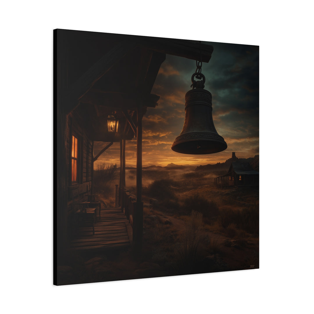 Echoes of the Frontier - Square Canvas - Texas Cowboy Creations