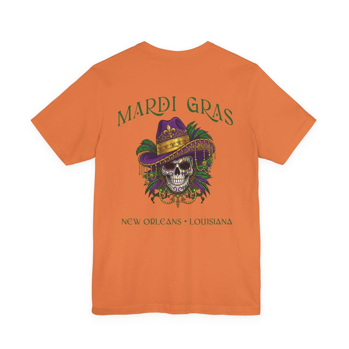 Mardi Gras Skull Tee | New Orleans, Louisiana - T-Shirt - Texas Cowboy Creations