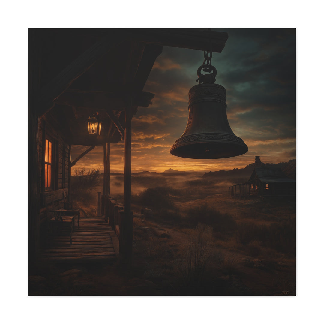 Echoes of the Frontier - Square Canvas - Texas Cowboy Creations