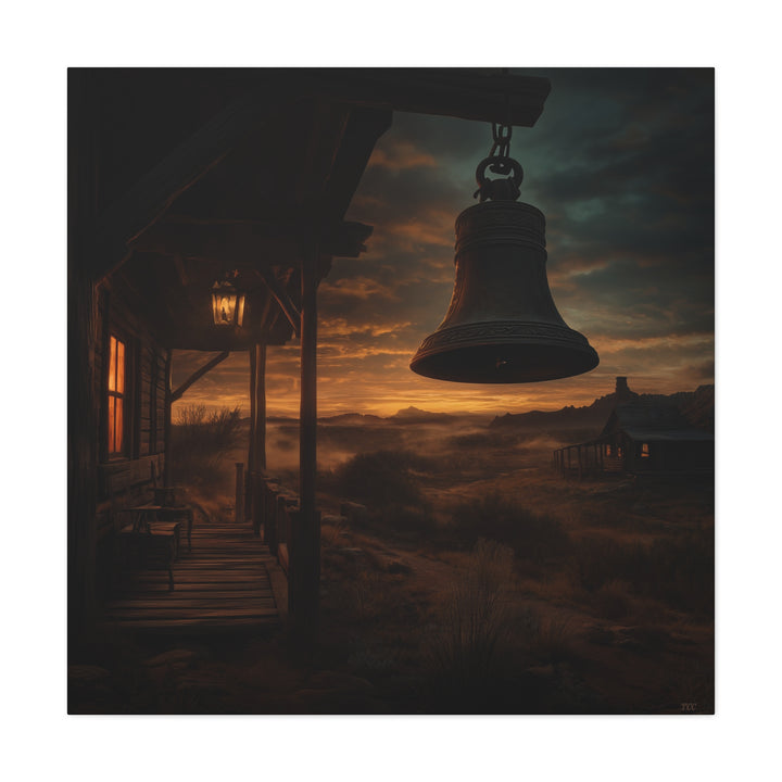 Echoes of the Frontier - Square Canvas - Texas Cowboy Creations
