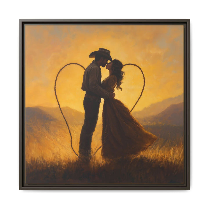 Lassoed in Love - Canvas - Texas Cowboy Creations