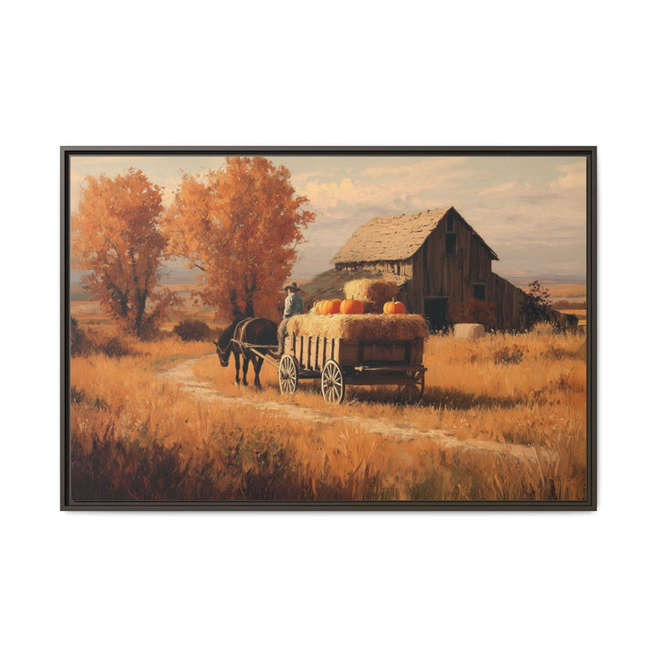 Autumn with Grampa - Canvas - Texas Cowboy Creations