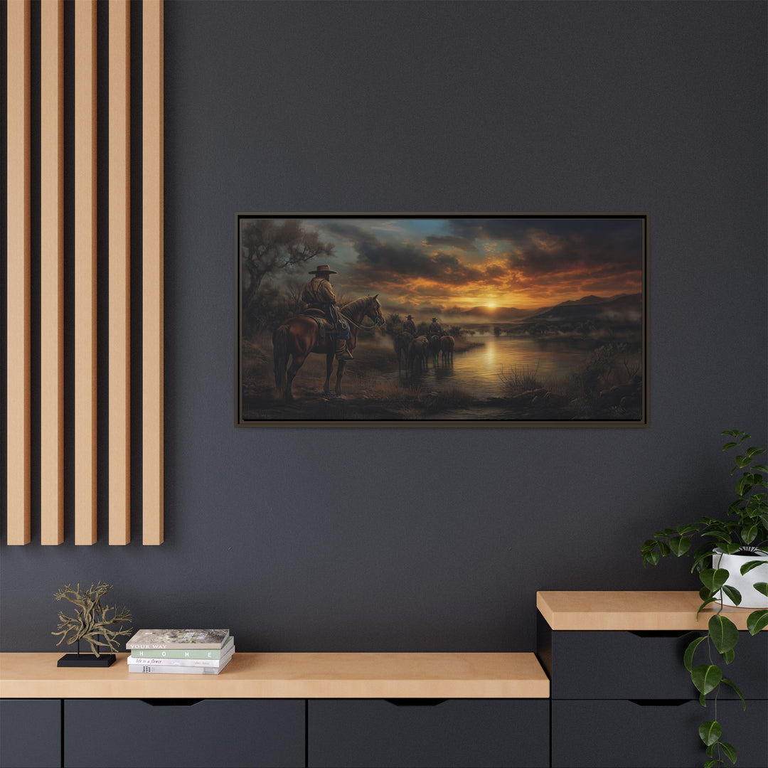 Stewards of the Lone Star Legacy Framed Horizontal - Texas Cowboy Creations