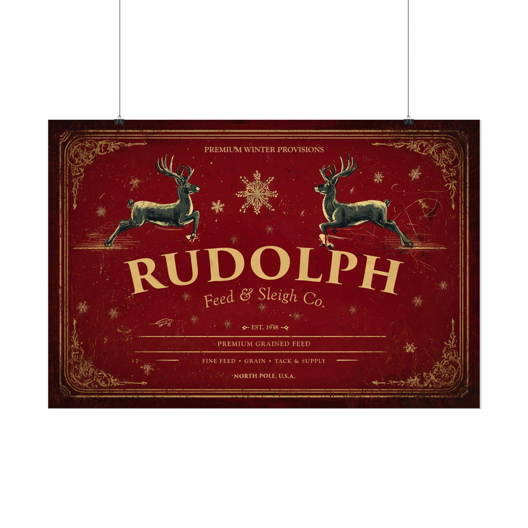 Rudolph Feed & Sleigh Co. | Fine Art Print