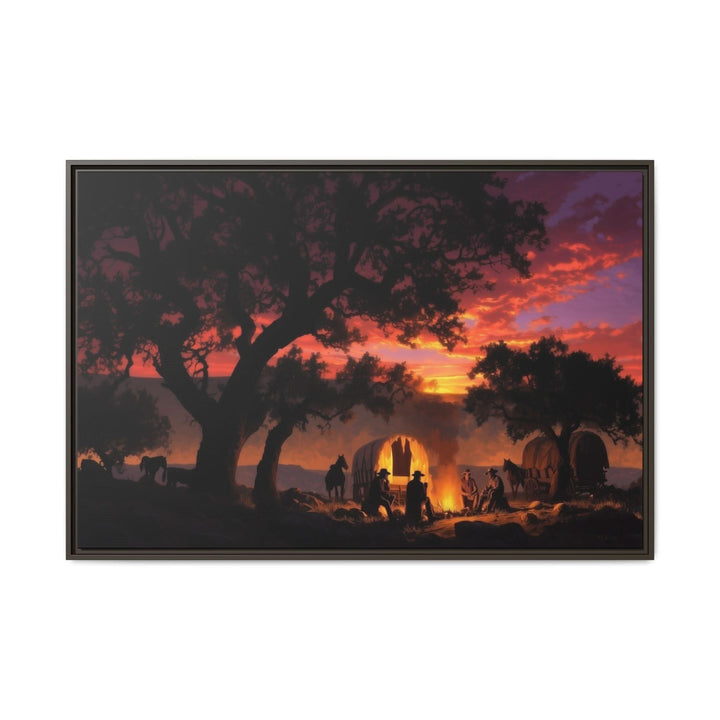 Sunset Sermon - Canvas - Texas Cowboy Creations