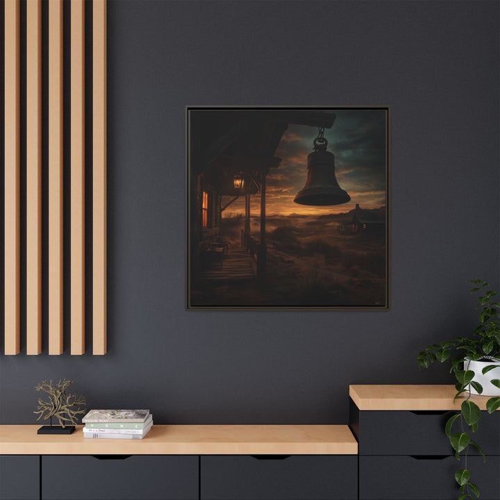 Echoes of the Frontier - Framed Square - Texas Cowboy Creations