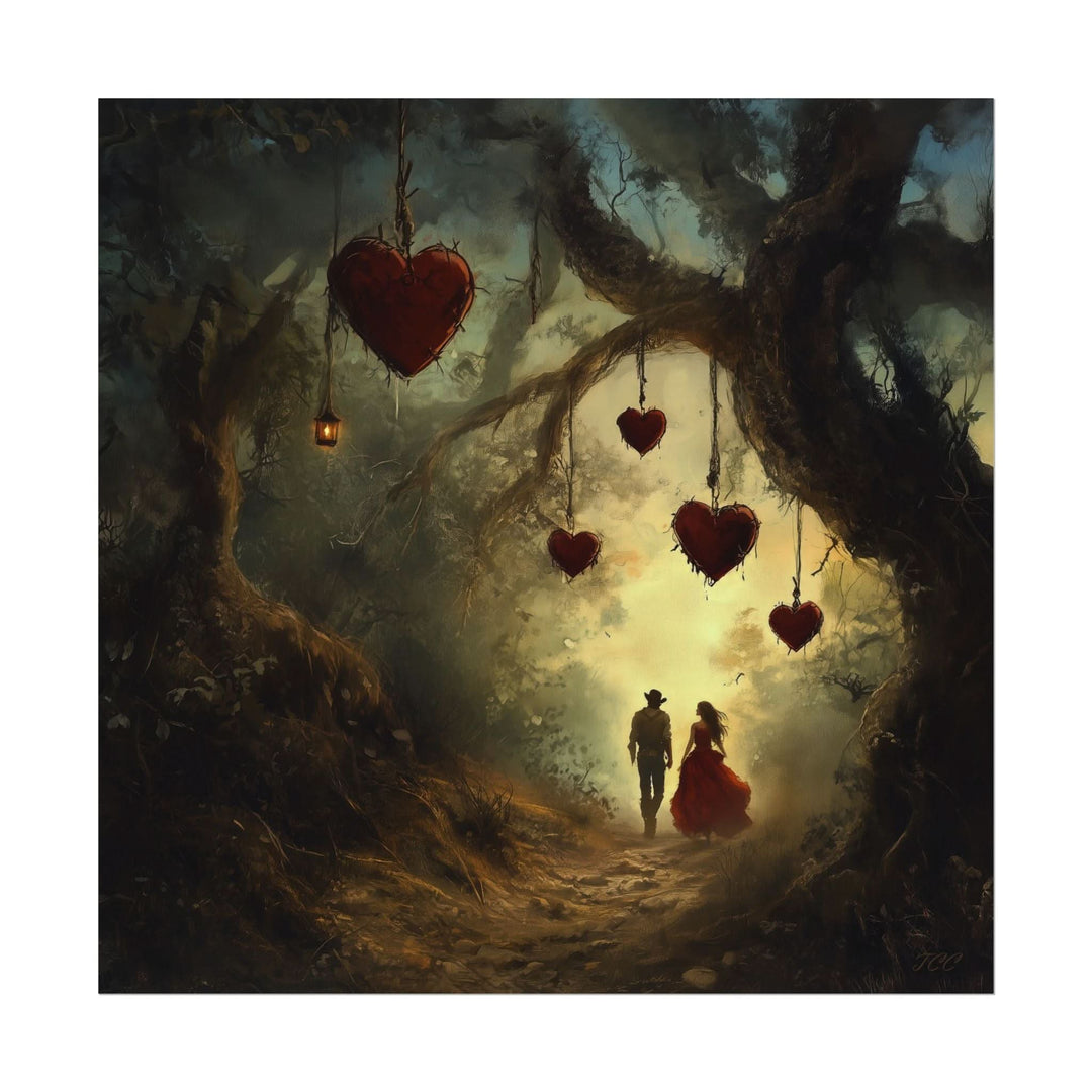 Trail of Hearts | Fine Art Print - Poster - Texas Cowboy Creations
