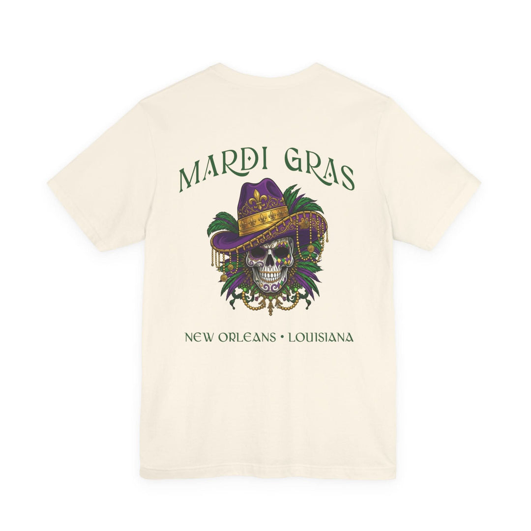 Mardi Gras Skull Tee | New Orleans, Louisiana - T-Shirt - Texas Cowboy Creations