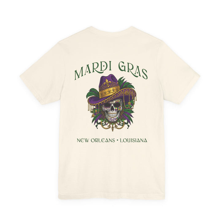 Mardi Gras Skull Tee | New Orleans, Louisiana - T-Shirt - Texas Cowboy Creations