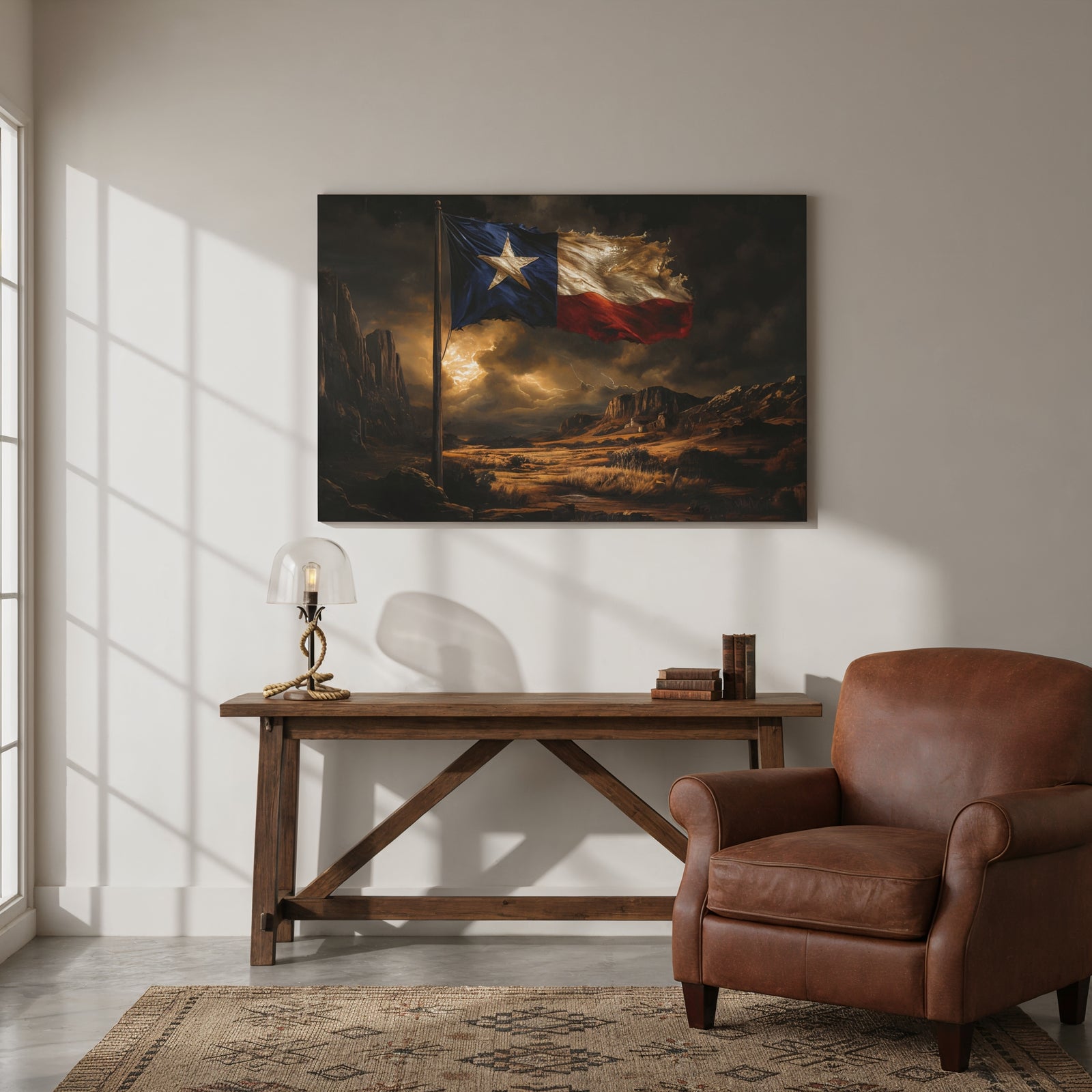 Lone Star Resilience - Canvas - Texas Cowboy Creations