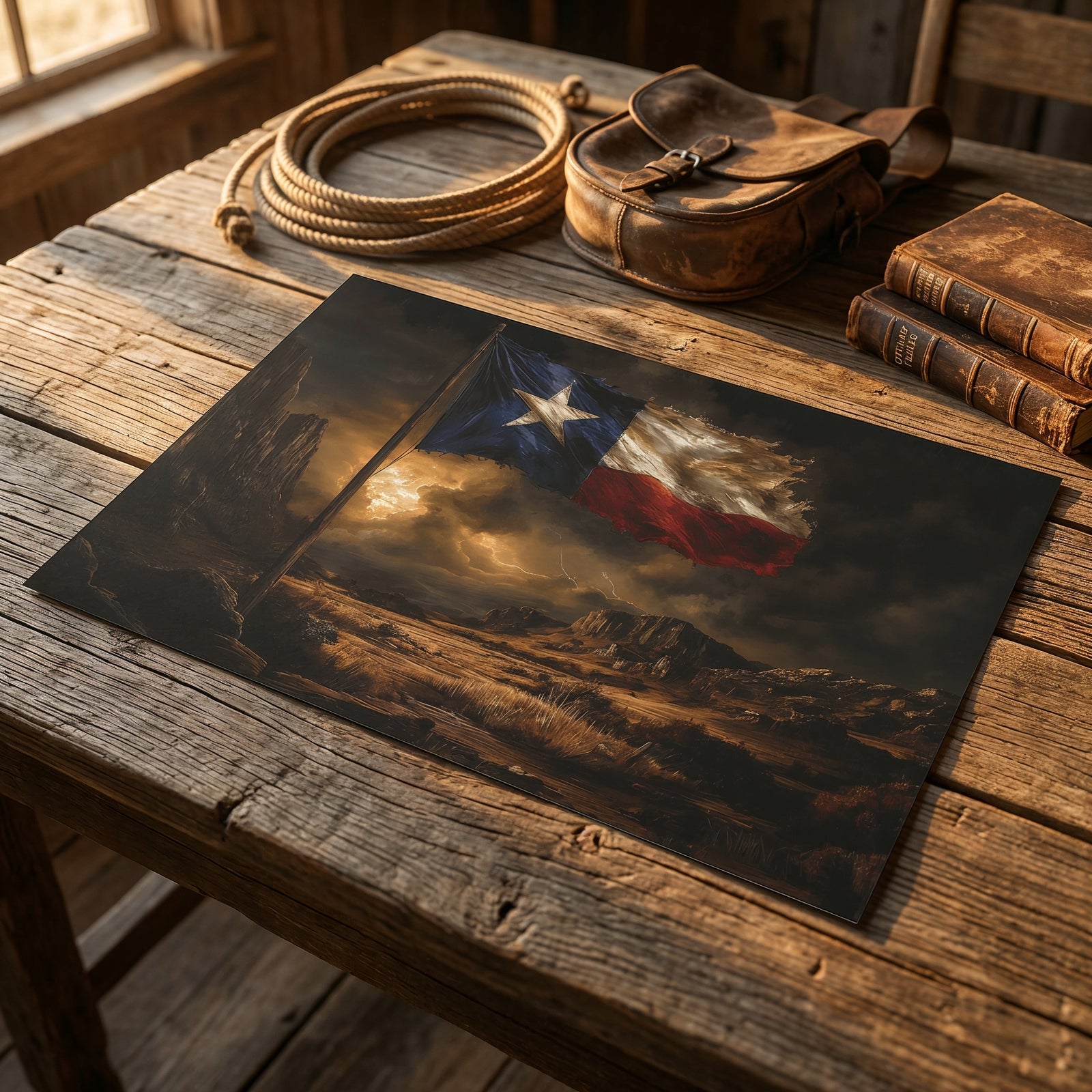 Lone Star Resilience | Fine Art Print - Poster - Texas Cowboy Creations