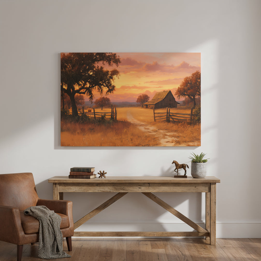 Where Time Rests - Canvas - Texas Cowboy Creations