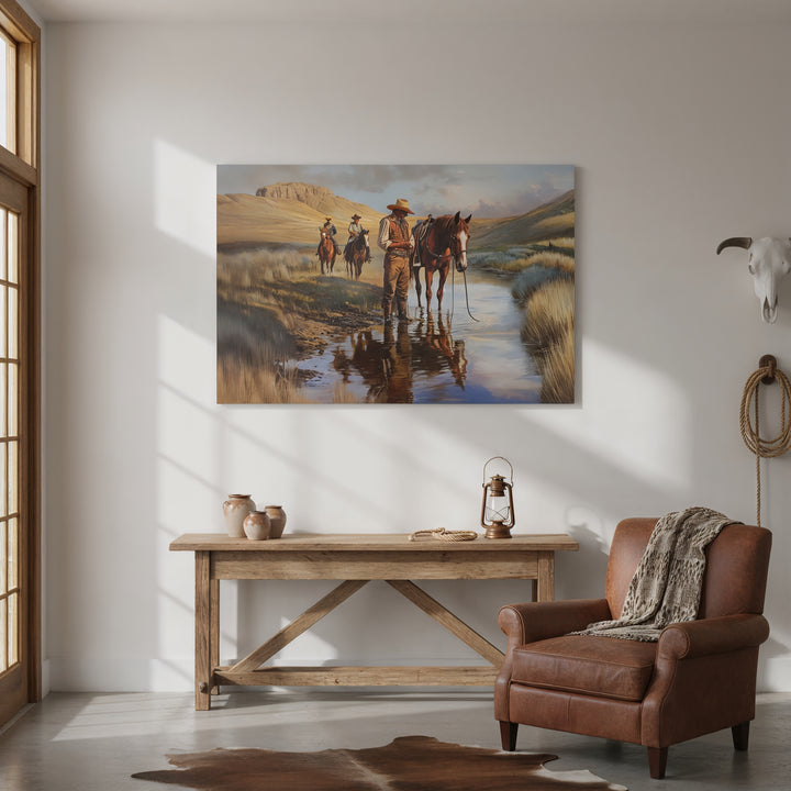 Lone Star Guardians - Canvas - Texas Cowboy Creations