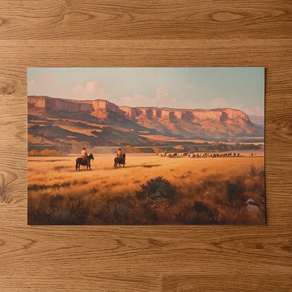 Caprock Drive | Fine Art Print - Poster - Texas Cowboy Creations