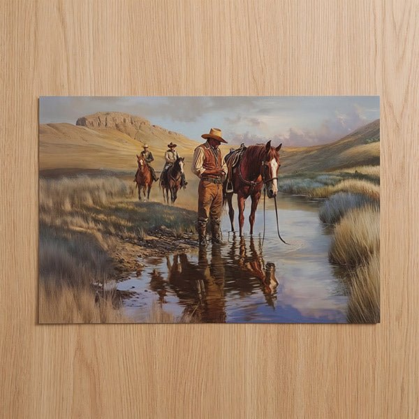 Lone Star Guardians | Fine Art Print - Poster - Texas Cowboy Creations