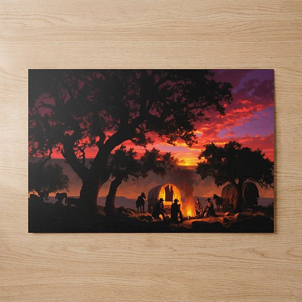 Sunset Sermon | Fine Art Print - Poster - Texas Cowboy Creations