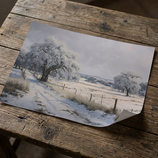 Winter Grace | Fine Art Print - Poster - Texas Cowboy Creations