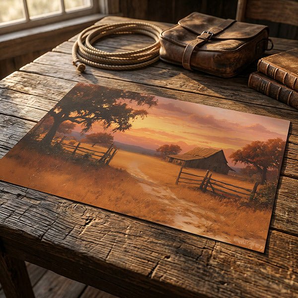 Where Time Rests | Fine Art Print - Poster - Texas Cowboy Creations