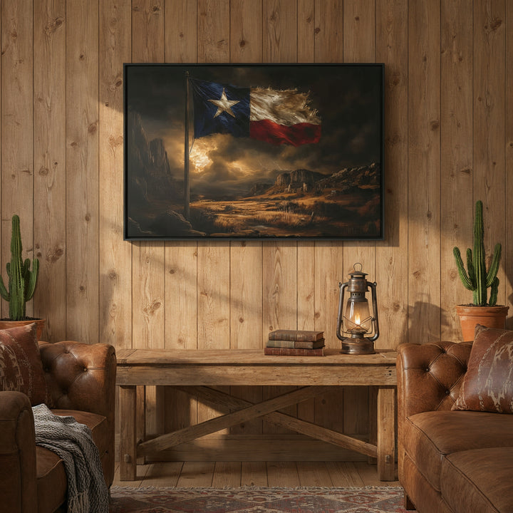 Lone Star Resilience - Canvas - Texas Cowboy Creations