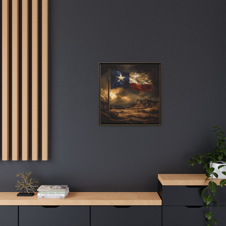 Lone Star Resilience - Framed Horizontal - Texas Cowboy Creations