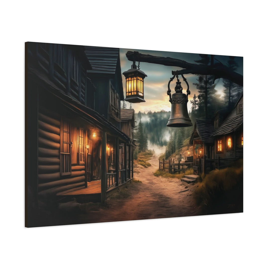 Dusty Trails and Evening Bells - Canvas - Texas Cowboy Creations